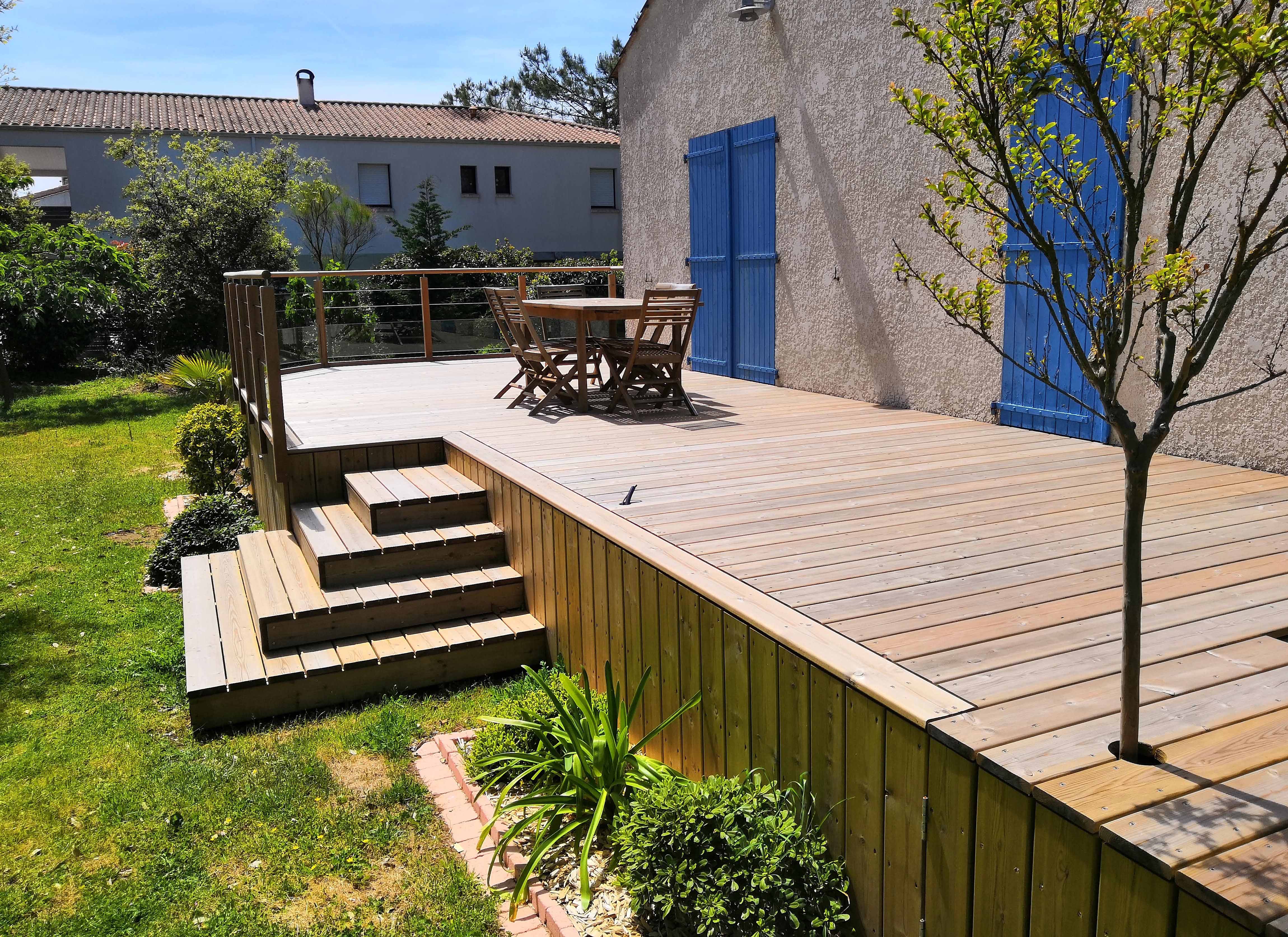 Terrasse Revendeur Abri de Jardin, Chalet de Loisirs, Kiosques — free download